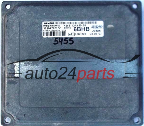 KOMPUTER STEROWNIK SILNIKA FORD FIESTA 1.3 SIEMENS SIM210 S120977013 C, S120977013C, 4S6112A650SB, 4S61-12A650-SB 6BHB - 11025, 20631