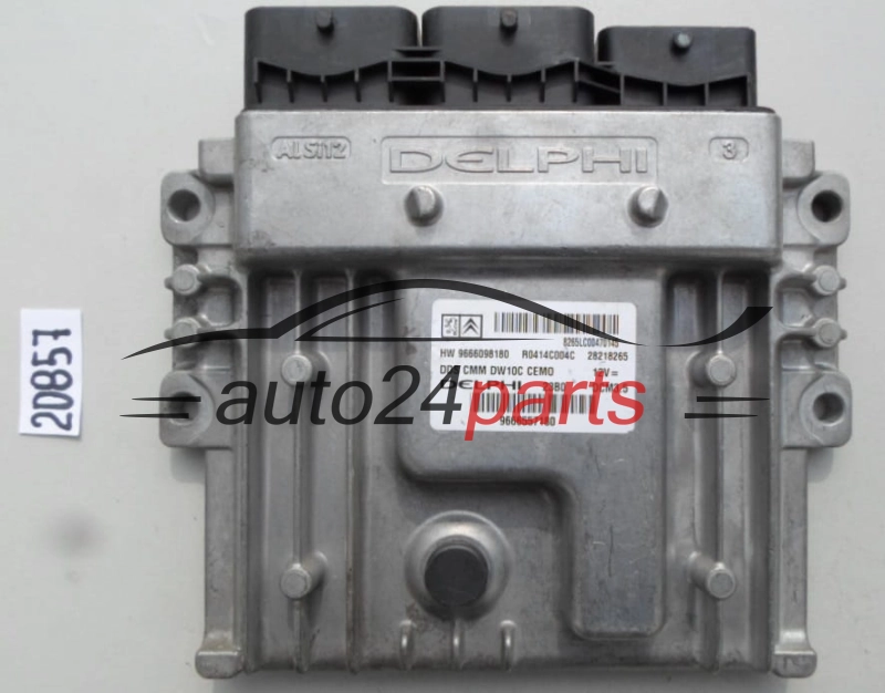 KOMPUTER STEROWNIK SILNIKA CITROEN C5 2.0 HDI R0414C004C, 9666098180