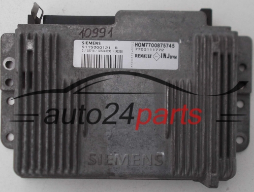 MOTORSTEUERGERÄT ECU STEUERGERÄT  RENAULT MEGANE SCENIC 1.6 SIEMENS S115300121 B