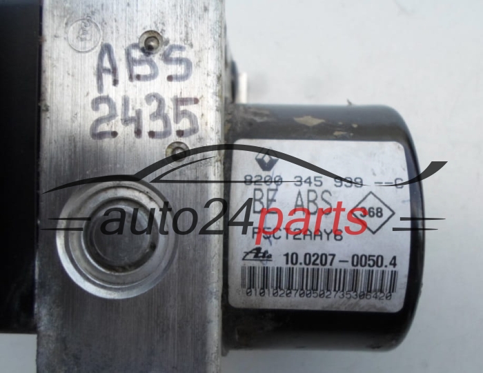 BOMBA HIDRAULICA Y CENTRALITA ABS RENAULT LAGUNA 8200 345 939, 8200345939, 10.0207-0050.4, 10020700504, 10.0970-1402.3, 10097014023