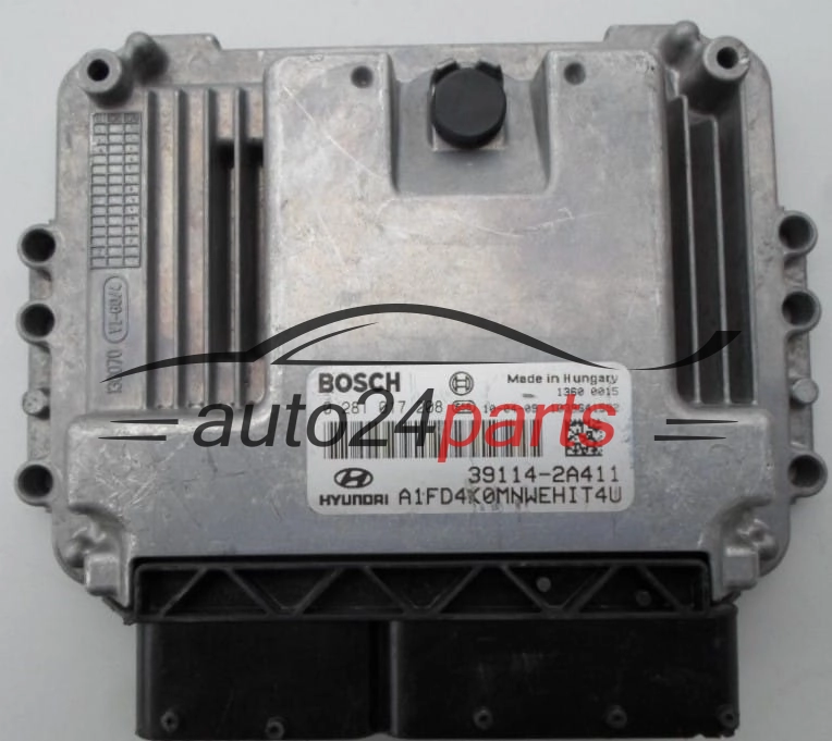 MOTORSTEUERGERÄT ECU STEUERGERAT  HYUNDAI I30 1.6 CRDI BOSCH 0 281 017 208,  39114-2A411