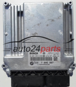 MOTORSTEUERGERÄT ECU STEUERGERÄT  BMW 3.0 DIESEL BOSCH 0 281 014 436, 0281014436, DDE 7 806 987, DDE7806987, 7806987 