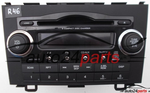 RADIO CD MP3 WMA WECHSLER HONDA 39100 SWA-G203 / 39100SWAG203 / CQ-EH8671G / CQEH8671G 