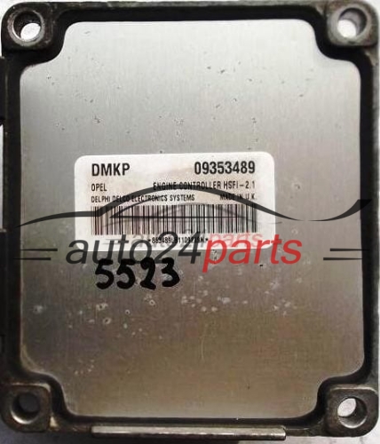 CALCULATEUR MOTEUR OPEL ASTRA ZAFIRA DELPHI DELCO 09353489 DMKP, 09353489DMKP, HSFI-2.1