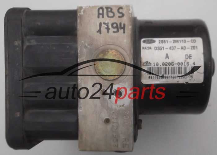 BOMBA HIDRAULICA Y CENTRALITA ABS FORD MAZDA 2S61-2M110-CD,  D351-437-A0-Z01