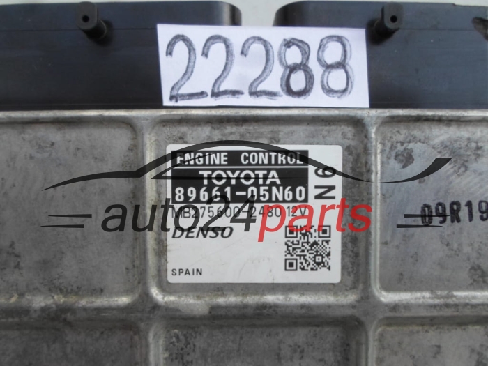 CALCULATEUR MOTEUR TOYOTA 1.8 89661-05N60, 8966105N60, MB275600-2480, MB2756002480