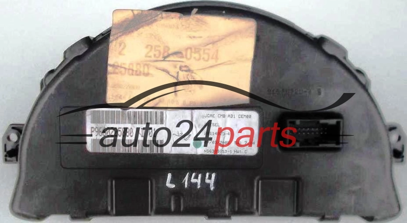 ZESPÓŁ WSKAŹNIKÓW ZEGARY PRĘDKOŚCIOMIERZ LICZNIK CITROEN C3 281149734, NS63991531, P9660225880, 91359136 