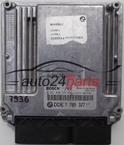 ECU CENTRALITA DE MOTOR BMW E46 320 2.0 D BOSCH 0 281 010 565, 0281010565, DDE7 789 327, DDE7789327, 7789327