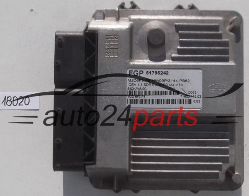 KOMPUTER STEROWNIK SILNIKA FIAT GRANDE PUNTO IDEA 1.3 SDE MAGNETI MARELLI MJD 6F3.PB