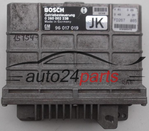 BOITE DE VITESSES AUTOMATIQUE OPEL SENATOR BOSCH 0 260 002 238, 0260002238, GM 96 017 019 JK, 96017019JK
