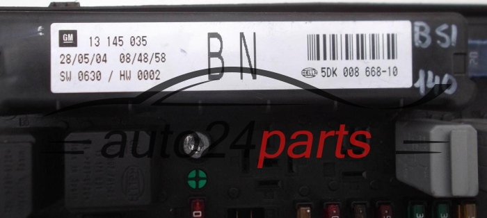 ELEKTRISCHER KASTEN SICHERUNGKASTEN SICHERUNG UND RELAIS STROMKASTEN RELAISKASTEN OPEL ASTRA H 1.7 CDTI GM 13 145 035 BN