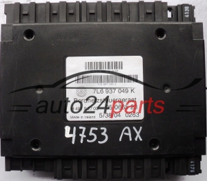 CENTRALITA DE CONFORT BORDNETZSTEUERGERAET BORDNETZ VW VOLKSWAGEN TOUAREG 7L6937049K, 7L6 937 049 K
