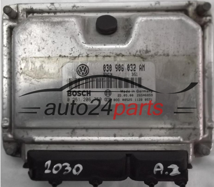 ECU CENTRALITA DE MOTOR VW VOLKSWAGEN POLO 1.0 030906032AM, 030 906 032 AM, BOSCH 0261206750, 0 261 206 750 