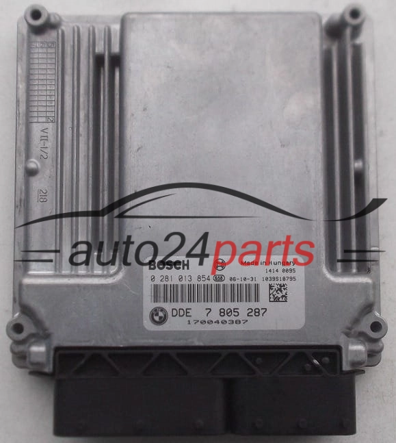 ECU CENTRALITA DE MOTOR  BMW 3.0 DIESEL BOSCH 0 281 013 854,  DDE 7 805 287