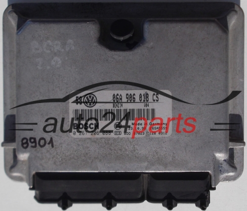 KOMPUTER STEROWNIK SILNIKA VW VOLKSWAGEN GOLF BORA 2.0 AQL 06A906018CS, 06A 906 018 CS, BOSCH 0261206088, 0 261 206 088 