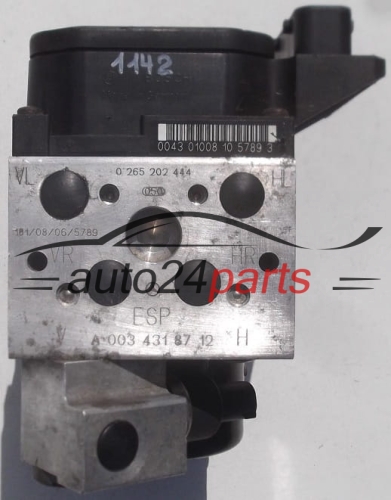 BOSCH 0 265 202 444, 0265202444, A 003 431 87 12, A0034318712
