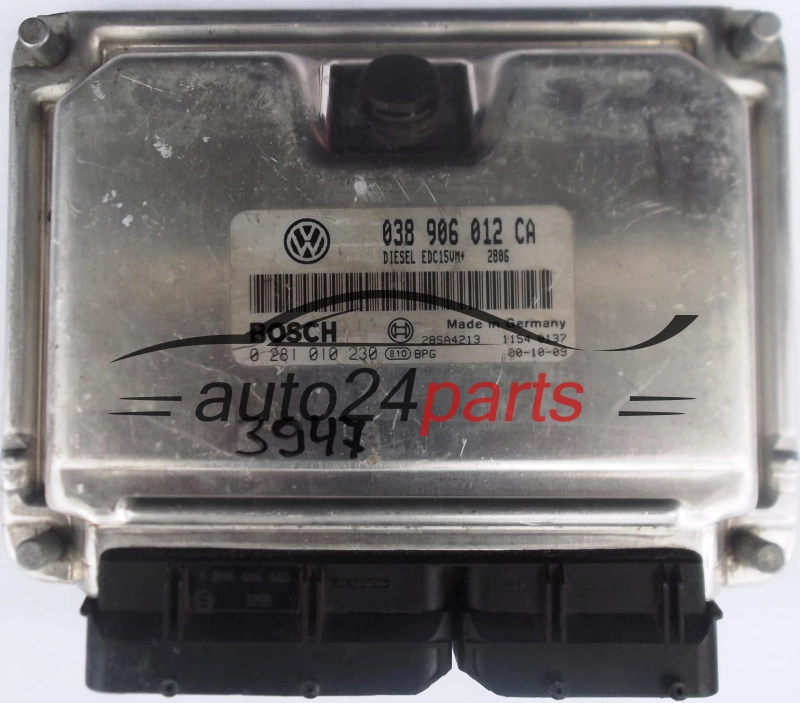 KOMPUTER STEROWNIK SILNIKA SEAT LEON TOLEDO 1.9 TDI ALH  038906012CA, BOSCH 0281010230, 28SA4213
