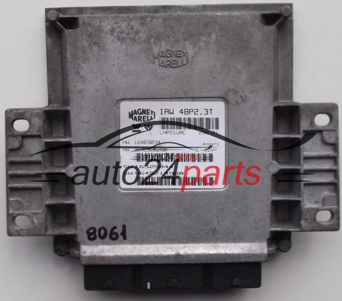 ECU CENTRALITA DE MOTOR PEUGEOT 206 MAGNETI MARELLI IAW 48P2.3T, IAW48P23T, 16469034, 9642606280, 16529044, 9645214980