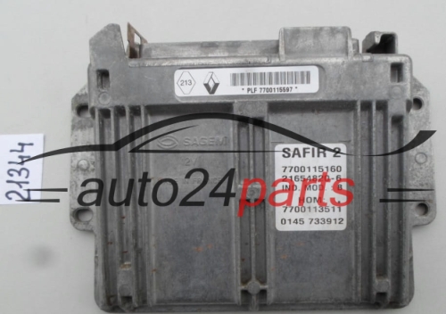 KOMPUTER STEROWNIK SILNIKA RENAULT CLIO 1.2 Sagem 21654820-6, 216548206, 7700115160, 7700113511 