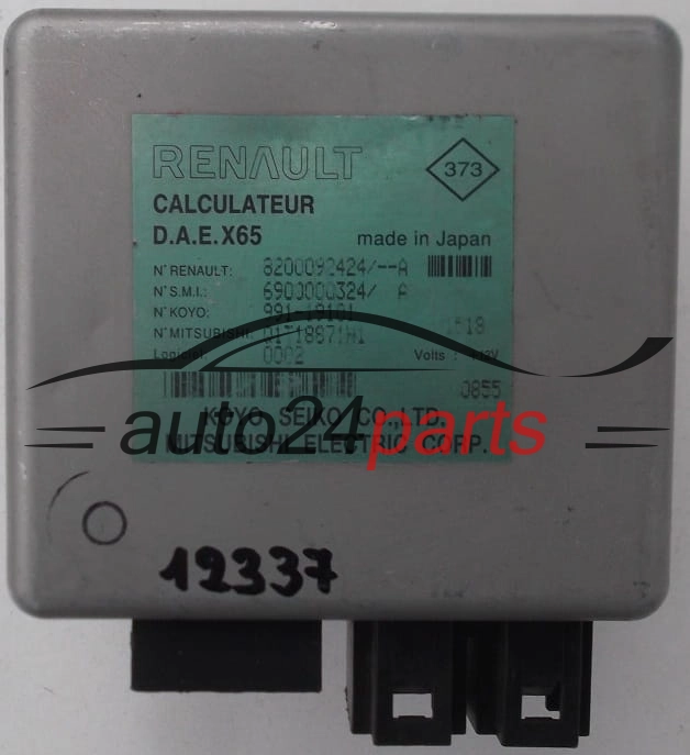 MODUL WSPOMAGANIA STEROWNIK KOLUMNY KIEROWNICZEJ RENAULT CLIO 1.2 8200092424/--A