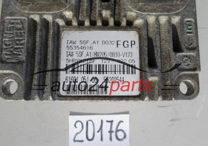 KOMPUTER STEROWNIK SILNIKA FIAT STILO 1.6 Magneti Marelli IAW 5SF.A1, IAW5SFA1, 61601.051.06, 6160105106
