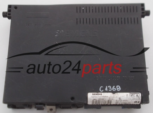 CENTRALITA DE CONFORT  BSI CITROEN PEUGEOT SIEMENS S105872400H, 9638160680 00