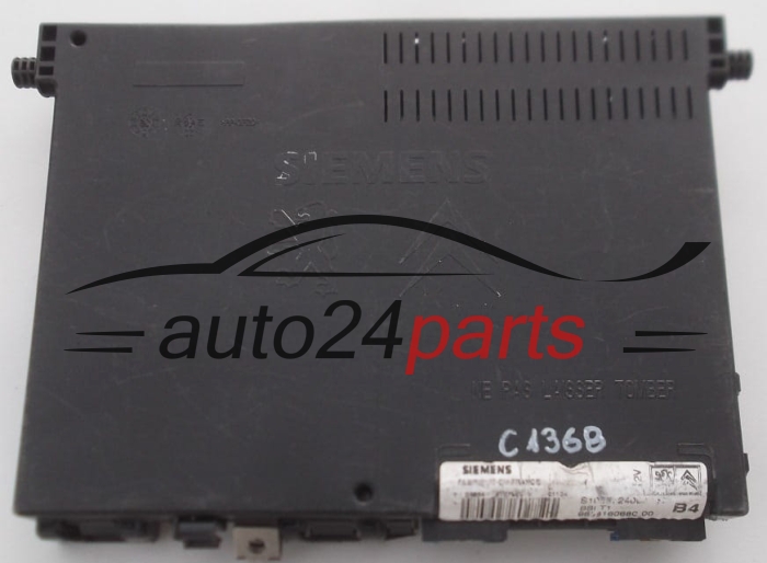 CENTRALITA DE CONFORT  BSI CITROEN PEUGEOT SIEMENS S105872400H, 9638160680 00