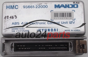 ABS STEUERGERAT HYUNDAI ACCENT MANDO 95661-22000, 9566122000, 6400070102