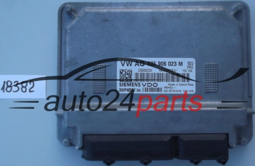 KOMPUTER STEROWNIK SILNIKA SEAT IBIZA 1.2 03E 906 023 M, 03E906023M, 5WP40507 04, 5WP4050704, SIMOS 9.1