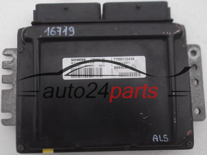 CENTRALITA DE MOTOR RENAULT CLIO 1.2, SIEMENS S110030104 C