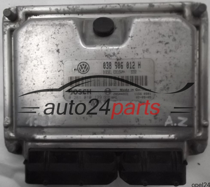 MOTORSTEUERGERÄT ECU STEUERGERÄT SKODA OCTAVIA 1.9 TDI ALH 038906012H, BOSCH 0281010129, 28SA4931