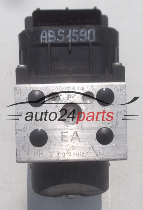 BOMBA HIDRAULICA Y CENTRALITA ABS OPEL CORSA C COMBO MERIVA BOSCH 0 265 216 478