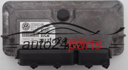 MOTORSTEUERGERÄT ECU STEUERGERAT VOLKSWAGEN SEAT IBIZA 1.4 MAGNETI MARELLI MY2 4HV.BK, MY24HVBK, 03C 906 024 BK, 03C906024BK, 03C 906 024 BH, 03C906024BH, 61601.502.03, 6160150203