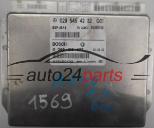 ABS STEROWNIK ESP + BAS MERCEDES W168 A-KLASA BOSCH 0265109477, 0 265 109 477, 0295454232, 029 545 42 32 Q01 - 1569, 2442, 4963, 12127, 12146, 13663, 14088, 15439, 15441, 691, 692