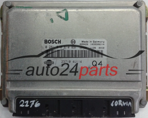 KOMPUTER STEROWNIK SILNIKA NISSAN ALMERA TINO 2.2 TDDI BOSCH 0281010810, 0 281 010 810, 237104U114 Q4 23710-4U114 - 2276, 12590, 12719