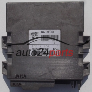 CENTRALITA DE MOTOR PEUGEOT 106 MAGNETI MARELLI IAW 8P.16, IAW8P16, 16236.124, 16236124, 9625002880