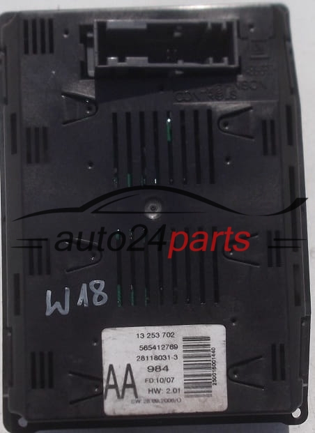 Affichage multifonction radio OPEL VECTRA C SIGNUM GM 13 253 702 AA,  28118031-3