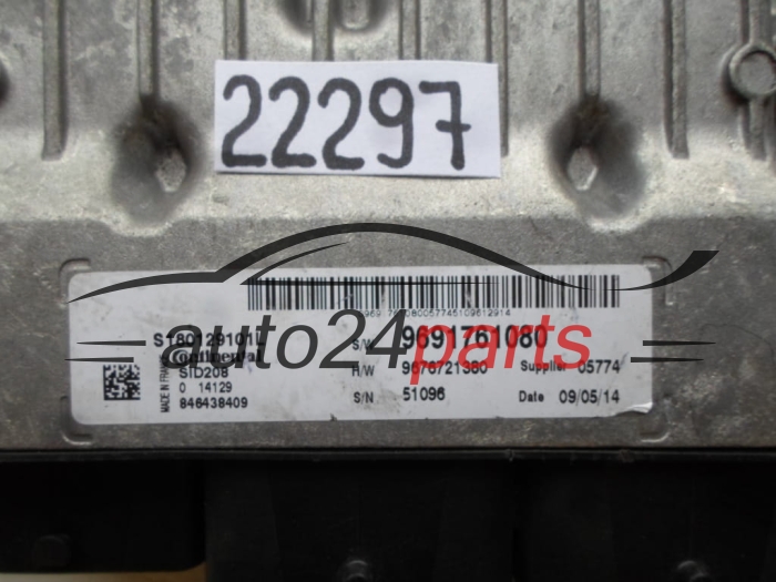 CALCULATEUR MOTEUR CITROEN JUMPER PEUGEOT BOXER 2.2 HDI CONTINENTAL S180129001 L, S180129001L, 9691761080