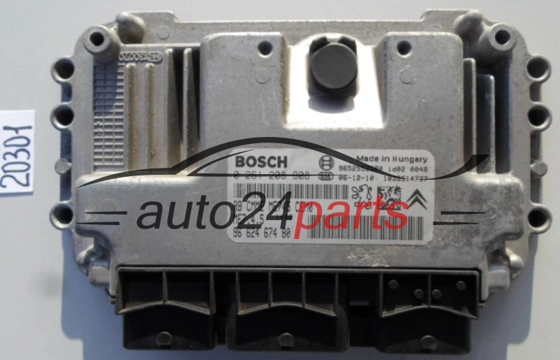 KOMPUTER STEROWNIK SILNIKA CITROEN PEUGEOT 1.6 BOSCH 0 261 208 908, 0261208908, 96 624 674 80, 9662467480, ME7.4.5 