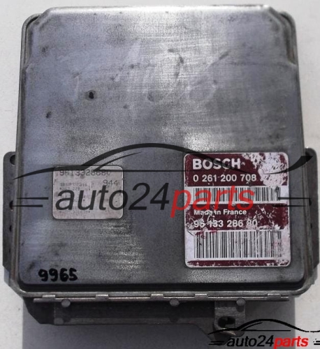MOTORSTEUERGERÄT ECU STEUERGERAT PEUGEOT 106 1.4, BOSCH 0 261 200 708, 0261200708, 96 133 286 80, 9613328680 