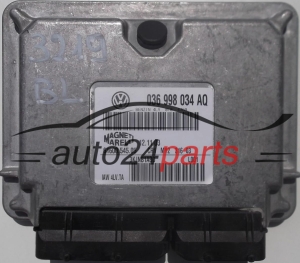 MOTORSTEUERGERÄT ECU STEUERGERÄT VW VOLKSWAGEN LUPO 1.4 036998034AQ, 036 998 034 AQ, IAW4LVTA, IAW 4LV.TA, IAW4LV.TA, 61600.545.05, 6160054505, BENZIN 4LV 010 4769