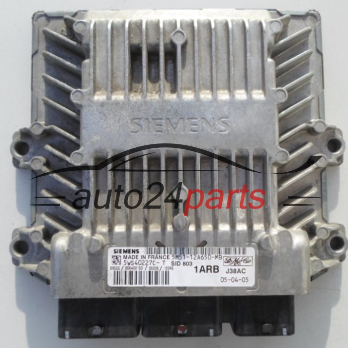 ECU CENTRALITA DE MOTOR  FORD FOCUS 2.0 TDCI SIEMENS 5WS40227C-T, FoMoCo 5M51-12A650-MB