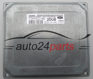 MOTORSTEUERGERÄT ECU STEUERGERÄT FORD KA 1.3 SIEMENS S118685031 B, S118685031B, 6S51-12A650-BB, 6S5112A650BB, 2DUB, SIM24   