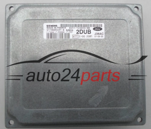 MOTORSTEUERGERÄT ECU STEUERGERÄT FORD KA 1.3 SIEMENS S118685031 B, 6S51-12A650-BB
