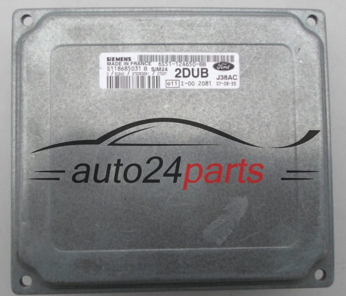 MOTORSTEUERGERÄT ECU STEUERGERÄT FORD KA 1.3 SIEMENS S118685031 B, 6S51-12A650-BB
