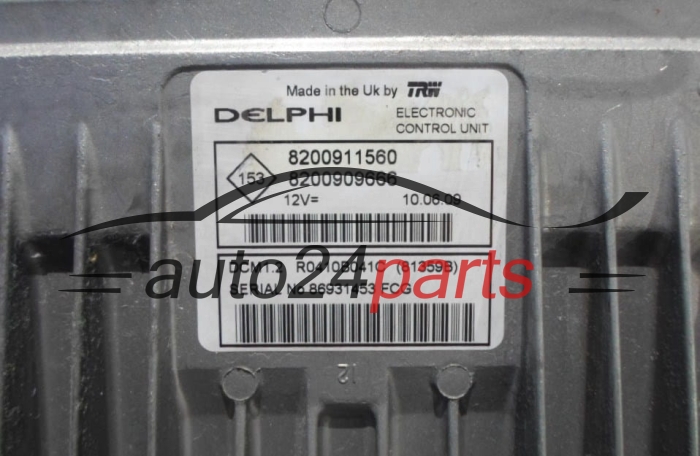MOTORSTEUERGERÄT ECU STEUERGERÄT  RENAULT KANGOO 1.5 DCI Delphi R0410B041C