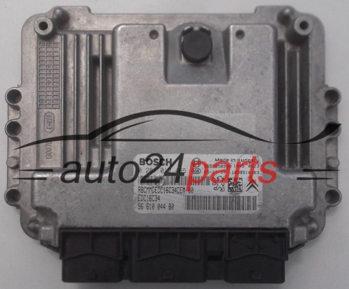 MOTORSTEUERGERÄT ECU STEUERGERÄT  PEUGEOT 207 1.6 HDI BOSCH 0 281 012 465,  96 610 044 80
