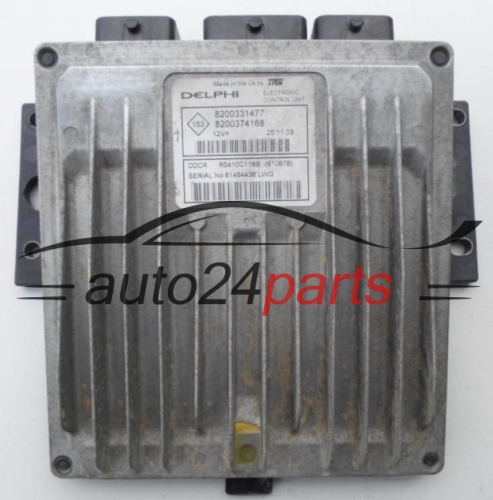 MOTORSTEUERGERÄT ECU STEUERGERÄT  RENAULT 1.5 DCI Delphi R0410C116B, 8200331477, 8200374168