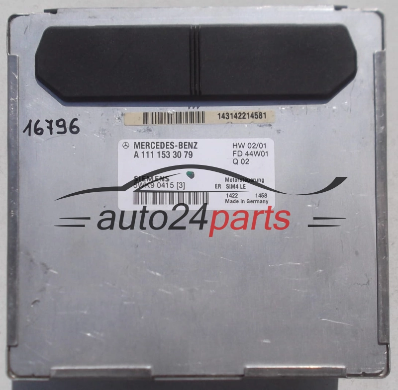 ECU CENTRALITA DE MOTOR MERCEDES W210 E200 SIEMENS 5WK9 04153 5WK90415, A 111 153 30 79, 1111533079, A1111533079, SIM4 LE