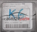 ECU CENTRALITA DE MOTOR  RENAULT KANGO 1.5 DCI DELPHI R0410B034C, 8200911560  DCM1.2